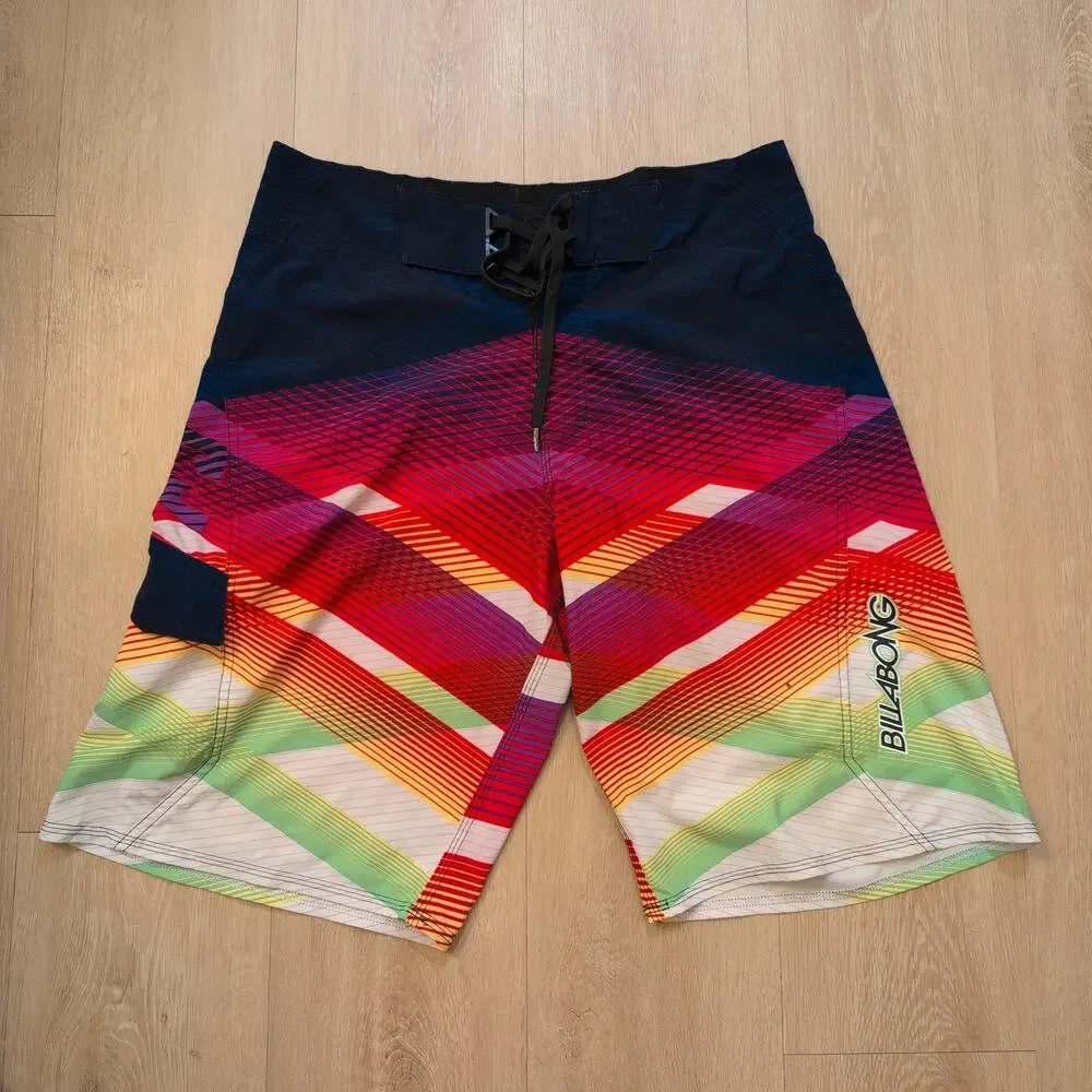Billabong Men's Size 32 Large Swim Trunks Board Shorts Surf Skate Cali Beach